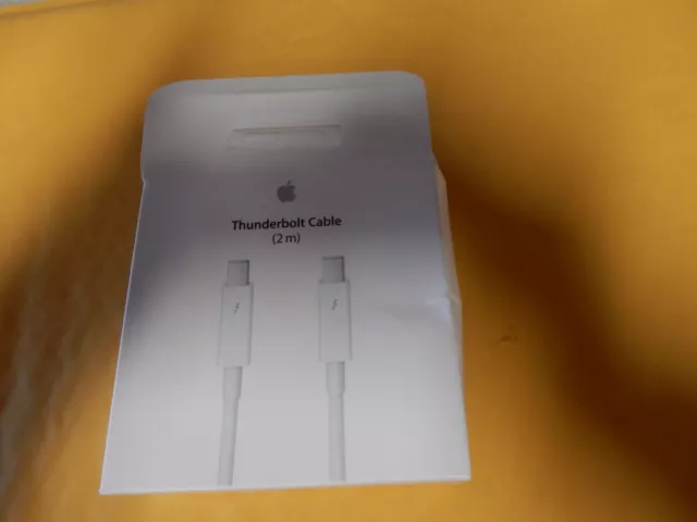 OEM GENUINE Apple 2M Thunderbolt Cable, White - MD861LLA