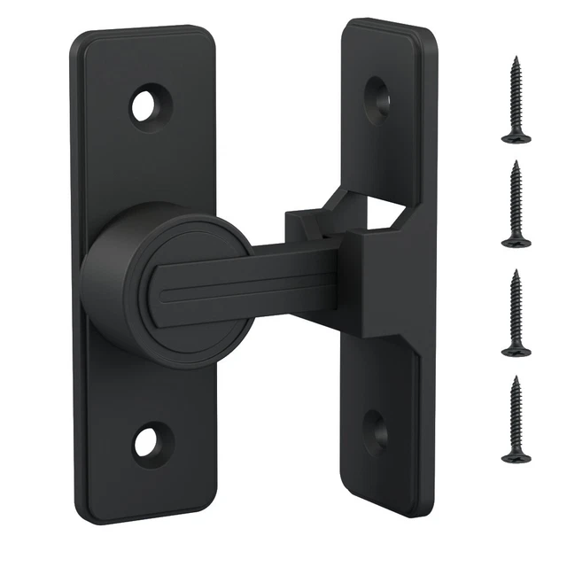 Barn Door Lock Latch – 90-Degree Barn Door Latch - Slide Lock Sliding Door Lock
