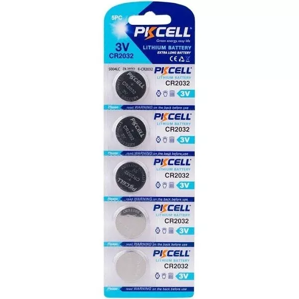 10x CR2032 PKCell Button Cell Battery 3v Lithium Coin DL ECR SB GPCR SB-T51 KECR