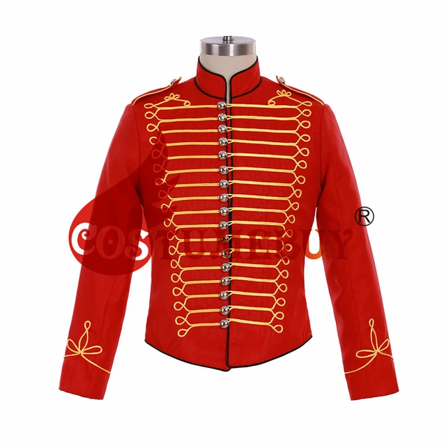 Michael Jackson White Coat Jacket Cosplay Costume MJ Military Stage Jacket Costu