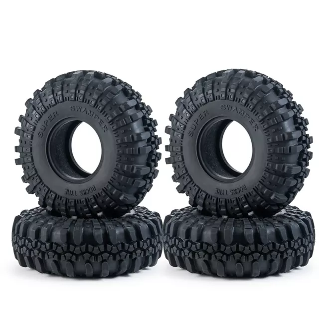 4PCS 137MM 2.2 Rubber Tires Wheel Tyres for 1/10 RC Crawler Car Axial5812