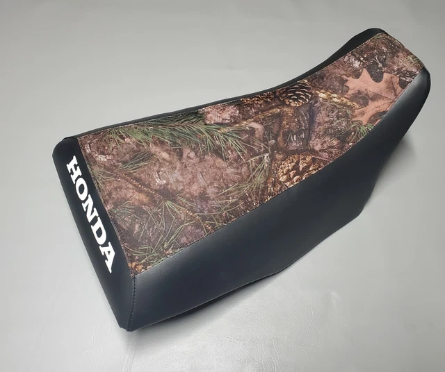 HONDA TRX300 Fourtrax 300 Seat Cover in  2-tone  Pine Camo & Black trim (ST)