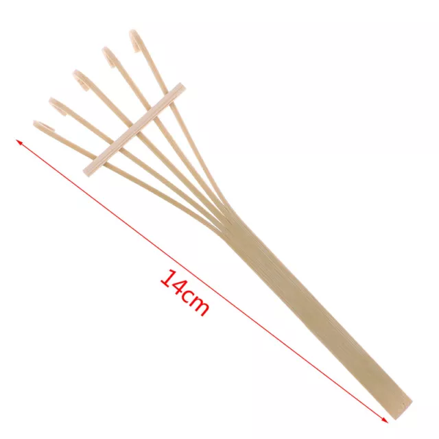 5Pcs Bamboo Zen Garden Rake Meditation Tools Home Decor Relaxation Handcra- BIBI