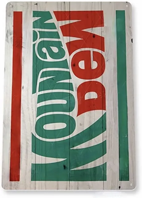 Mountain Dew Tin Sign - Drink Do The Soda Pop Tickle Metal Yore Innards Man