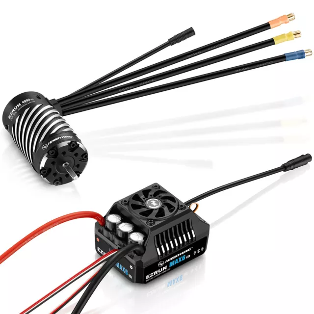 HOBBYWING EZRUN MAX6 G2 ESC Set motore Lipo brushless 3-8S per auto 1/6 1/7 1/8 RC 2