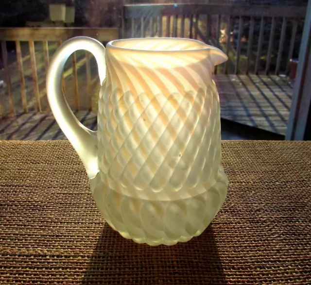 Buckeye Northwood Chrysanthemum (Base) Reverse Swirl Creamer