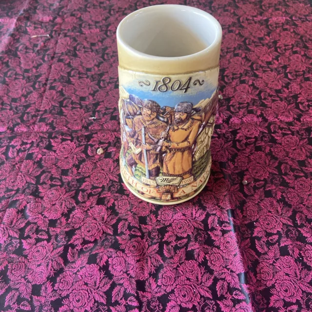 Miller Genuine Draft Birth of a Nation Stein 1855-1994"LEWIS and CLARK "Mug