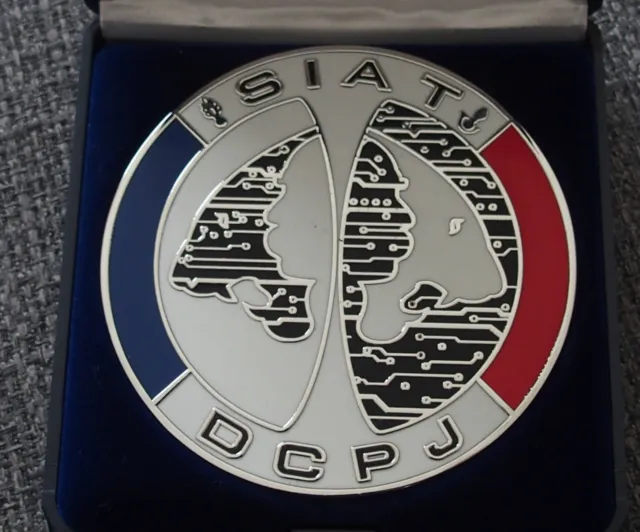 Douane Gendarmerie Police médaille de table du SIAT