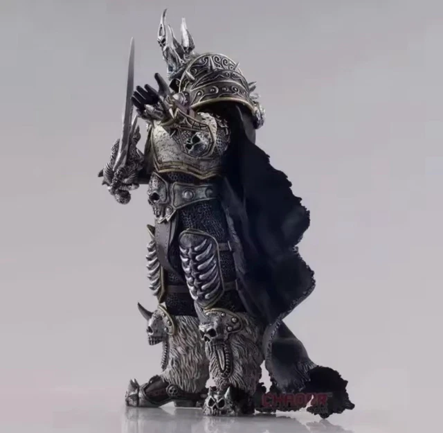 Figurine Arthas Menethil Roi Liche - World Of Warcraft, Impression 3D Résine, Avec Marteau
