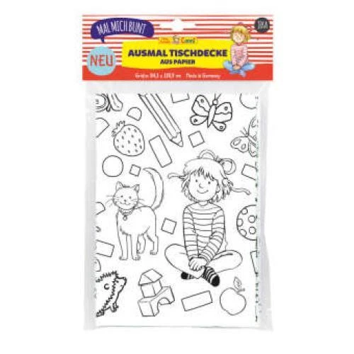 Mal Mich Bunt Ausmal-Tischdecke aus Papier Motiv Conni  6605