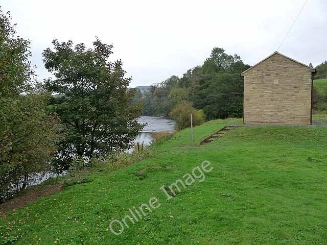 Photo 6x4 Gauging station and weir on the River Tyne Haydon Bridge A shor c2010