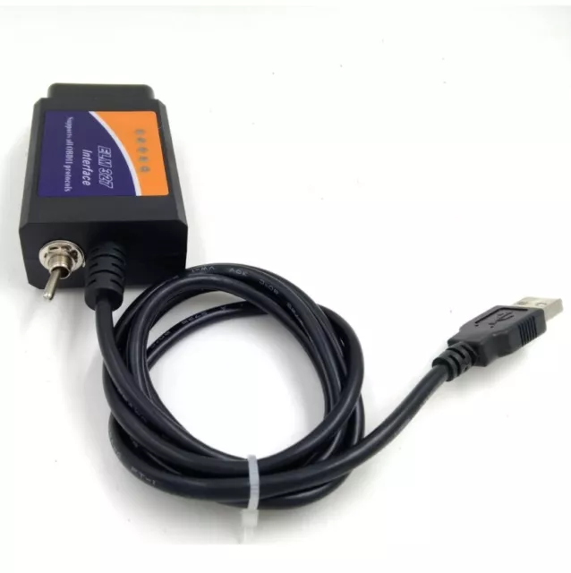 ELM327 V1.5 Forscan OBD2 USB Scanner For Ford Auto Diagnostic Tool HS/MS CAN b