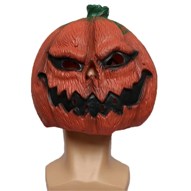 Halloween Karneval Fasching Horror Maske Cosplay Kürbis Gruselige Kürbismaske