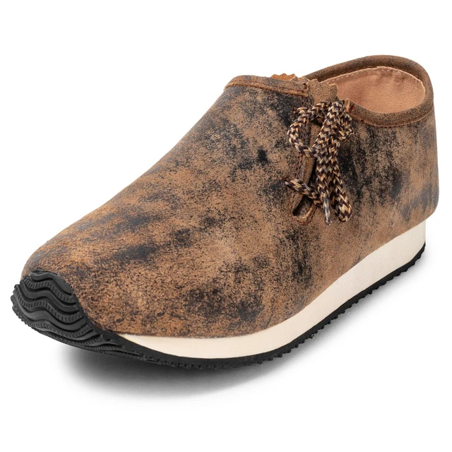 PAULGOS Herren Sneaker Echtes Leder Freizeitschuhe Optik Trachtenschuhe Haferlsc