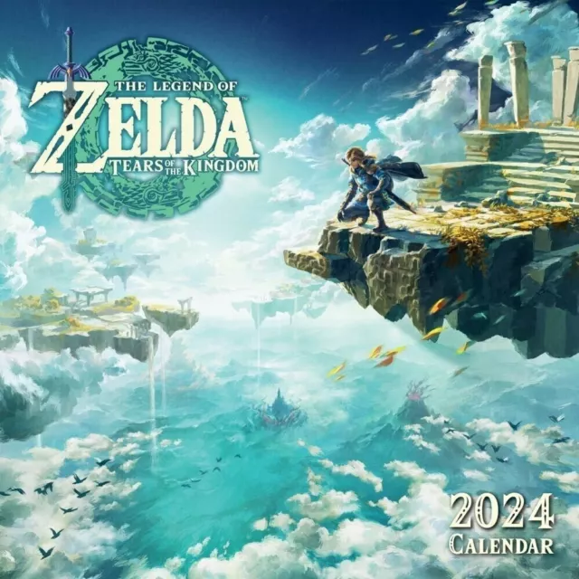 THE LEGEND OF Zelda 2024 Square Calendar OFFICIALLY LICENSED £11.49