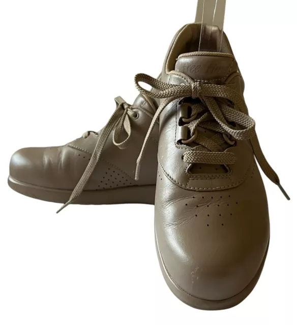 SAS Free Time Beige Mocha Leather Lace Up Oxford Shoes Women’s Size US 7 M