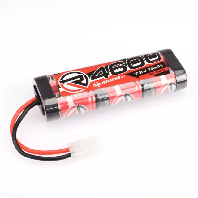 RUDDOG RP-0425 4600mAh 7,2V Nimh Stick Pack Con Conector Tamiya