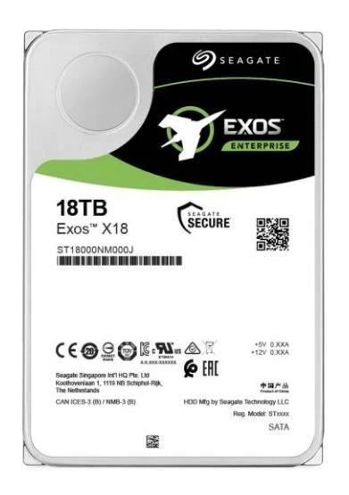 Seagate Enterprise ST18000NM000J disque dur 3.5" 18000 Go Série ATA III