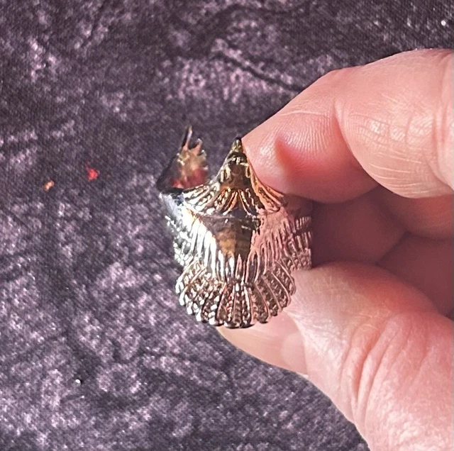Bague Dôme En Argent 925 Avec Boule En Or 18 Carats - Réf. MP2052 - Occasion