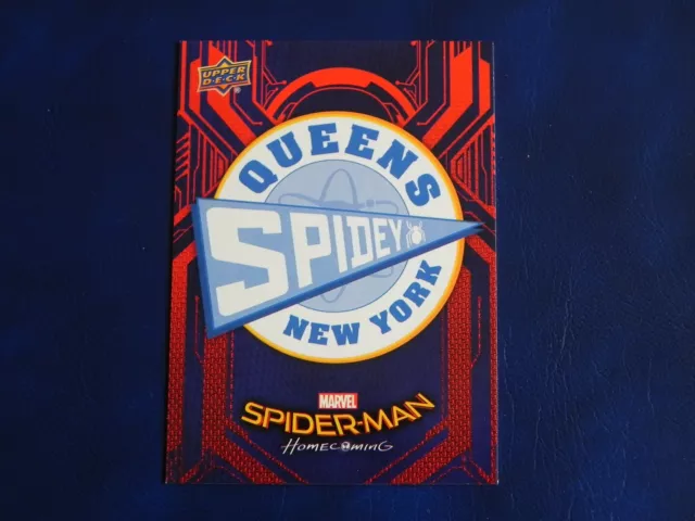 2017 UD Spider-Man Homecoming RB-37 Spider-Man Midtown School WALMART EXCLUSIVES