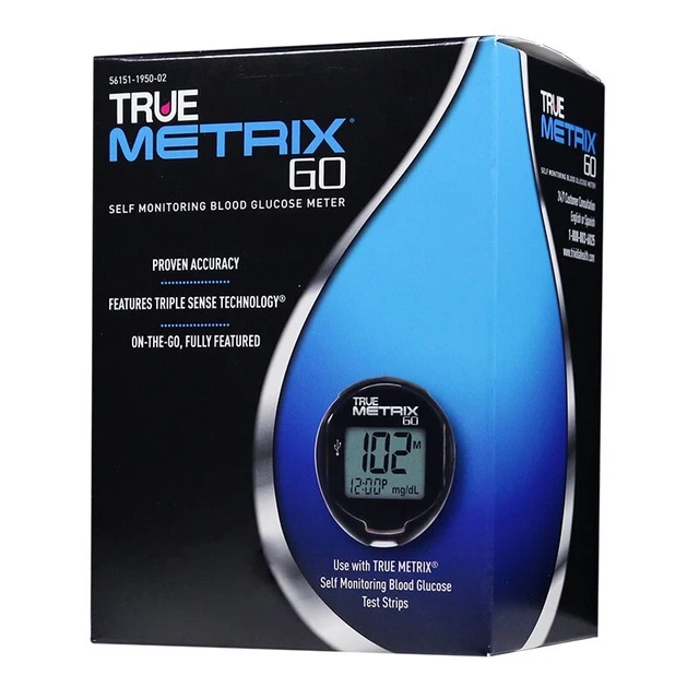 Medidor de glucosa en sangre autocontrol TRUE METRIX GO