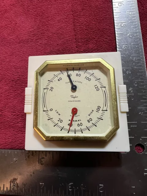 Vintage Bakelite Taylor Humidiguide - Desktop Thermometer Temperature & Humidity