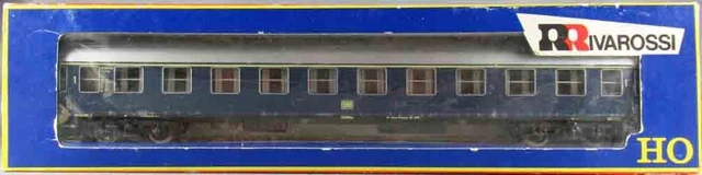 Wagon Voyageurs Rivarossi 1ère Classe Type X Rouge/gris 3662.1 - NEUF Et RARE