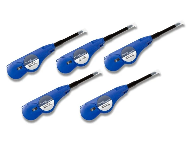 Fluke Networks QC-MPO-12/24-5P QuickClean Cleaner for MPO 12/24 Fiber, Pack of 5