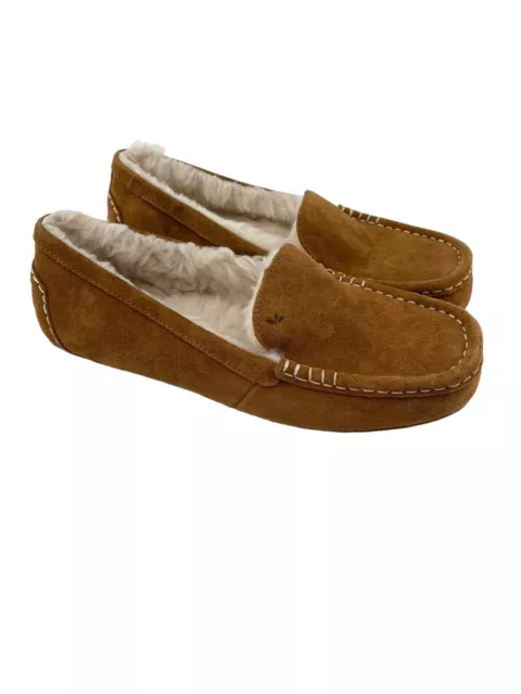 KOOLABURRA BY UGG Lezly Slippers Moccasin Shoes 1020389 Chestnut Brown ...