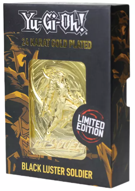 YuGiOh Card Black Luster Soldier Collectible - Limited Edition 24K Gold Plated