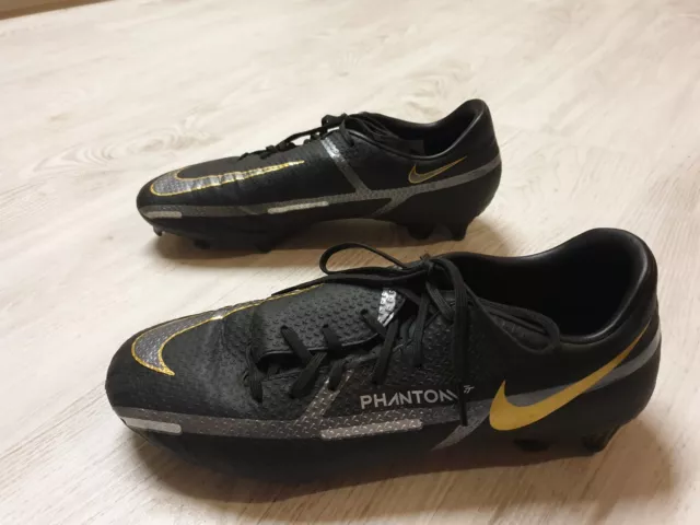 Nike Phantom GT2 Academy FG/MG Shadow - Schwarz/Grau/Gold