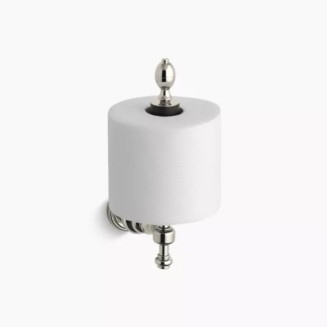KOHLER IV Georges Brass 6818-SN Toilet Paper Holder Polished Nickel Bathroom NEW