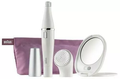 Braun FACE830 Épilateur Visage + Brosse Nettoyage / Epilation Maquillage Wet &