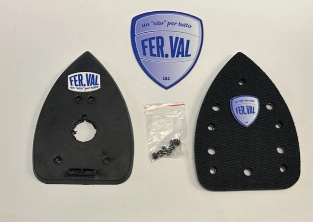 Platorello Da 225 Mm Con Velcro - Compatibile Scheppach, Per Levigatrici Soffitto DS 200/210/900/920/930 - Foto 11