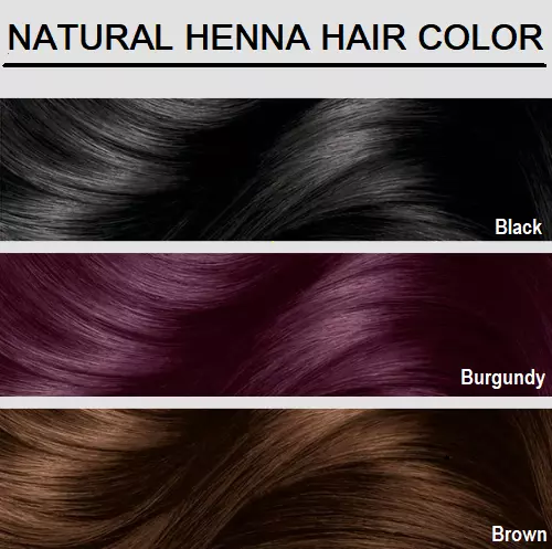 Organic Herbal Henna Powder Hair Dye Color Natural Black Brown Burgundy 20g