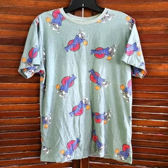 RARE VINTAGE MEN'S Space Jam Tee Tune Squad Bugs Bunny Graphic T-Shirt 