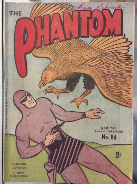 FREW PHANTOM # 84 AUSTRALIAN COMIC GOLDEN AGE 1950’s