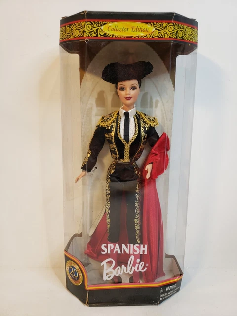 Spanish Matador Barbie Doll Dotw Dolls Of The World 1999 Mattel 24670 Nrfb