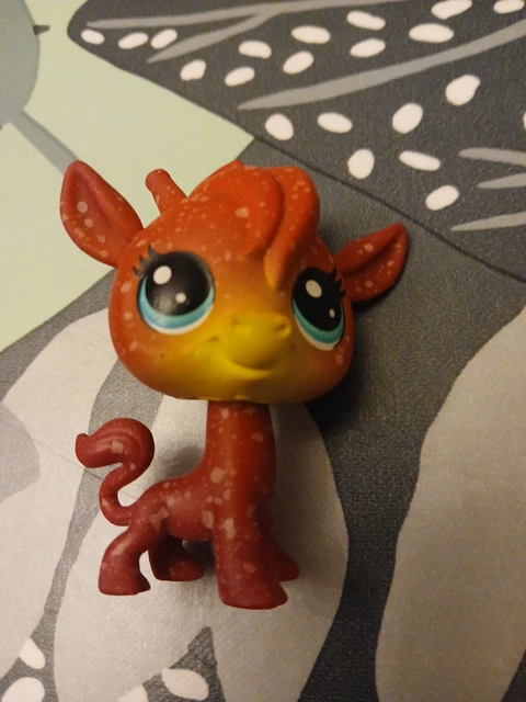 LITTLEST PETSHOP LPS #B2259 Hasbro Bird Oiseau Pivert Rose Bleu Blanc Yeux Jaune EUR 12,00 - FR
