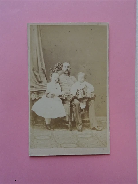 kuk Monarchie Adel Habsburg 1860 CDV Photo Kaiser Franz Joseph Rudolf Gisela