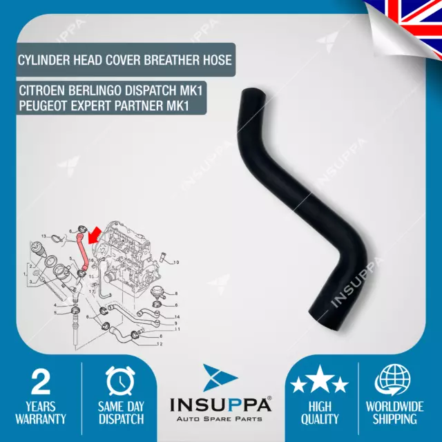 Cylinder Head Cover Breather Hose For Citroen And Peugeot For Variety Of Models