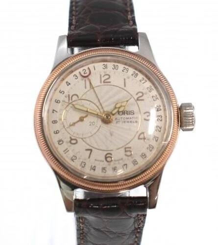 ORIS POINTER DATE Woman s 7403 40 Automatic Analog Watch USED From
