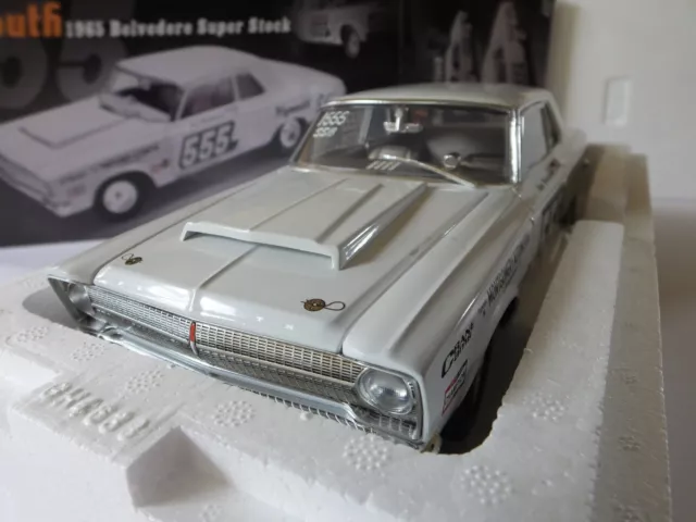 ACME 1/18 1965 Plymouth Belvedere Super Stock Triple Nickel LTD A1806600 GMP New
