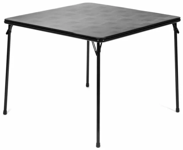 XL Series 38 Inch Square Folding Card & Game Table with Folding Legs