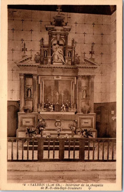 41 SALBRIS -- Interieur de la chapelle.