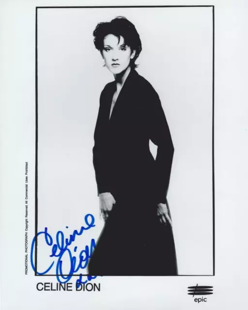 Celine Dion SIGNED AUTOGRAPHED 10" X 8" REPRODUCTION PHOTO PRINT