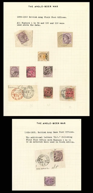BOER WAR SOUTH Africa Stamps 1899 1902 British Army Field Post Offices boer-war-south-africa-stamps-1899-1902-british-army-field-post-offices