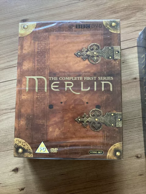 Merlin The Complete First & Second  Series BBC DVD Box Set. Brand New And Sealed