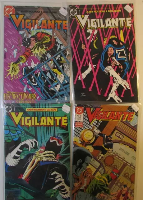 Vigilante Lot of 4 #9,11,12,49 DC Comics (1984) 1st Series 1st Print Comic Books