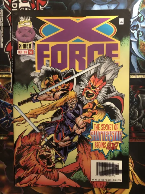 X-Force #59 Marvel Comics October Oct 1996 (VF)